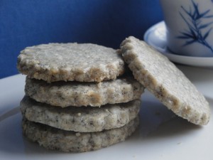 Sesame Peanut Shortbread Cookies