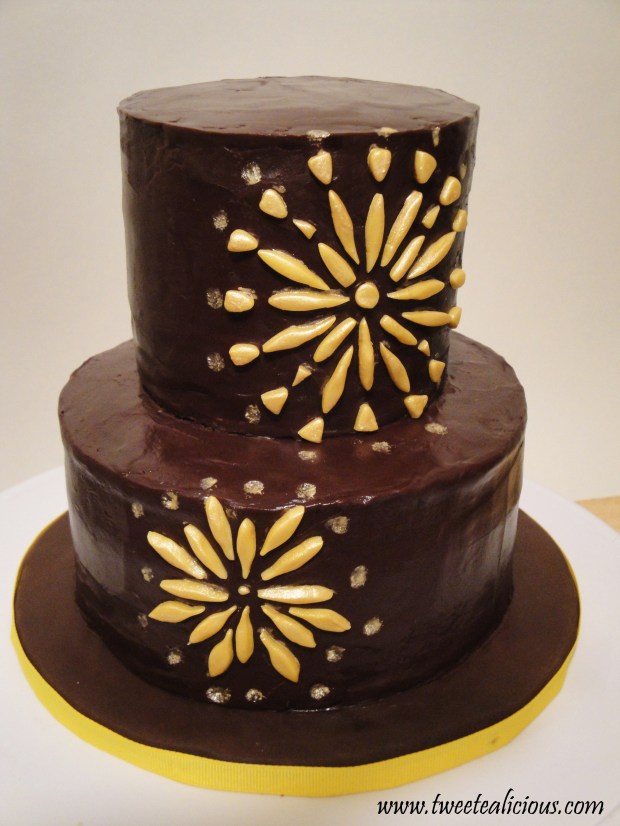 New Year's Firework Cake